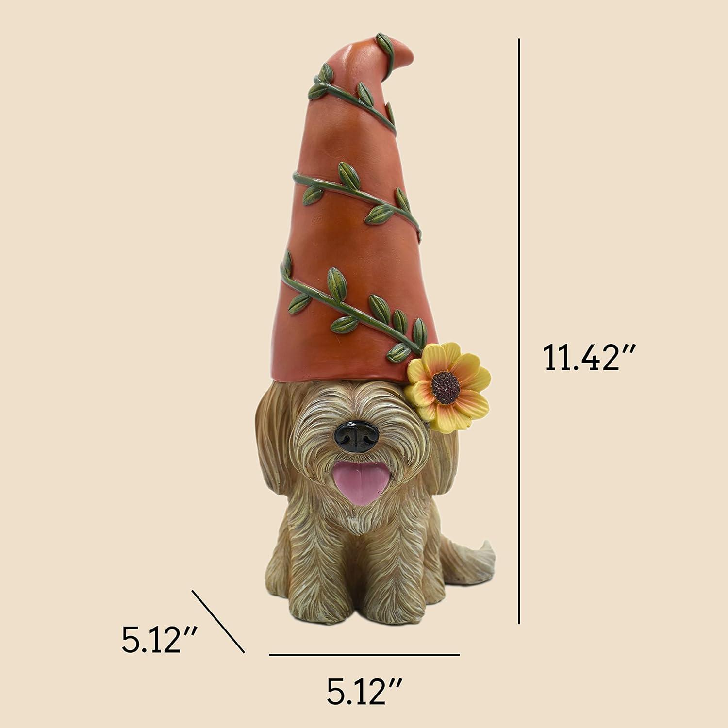 Original Doodle Gnome - Garden Gnomes Outdoor Dog Statue, Garden Décor, Cute Garden Sculptures & Statues
