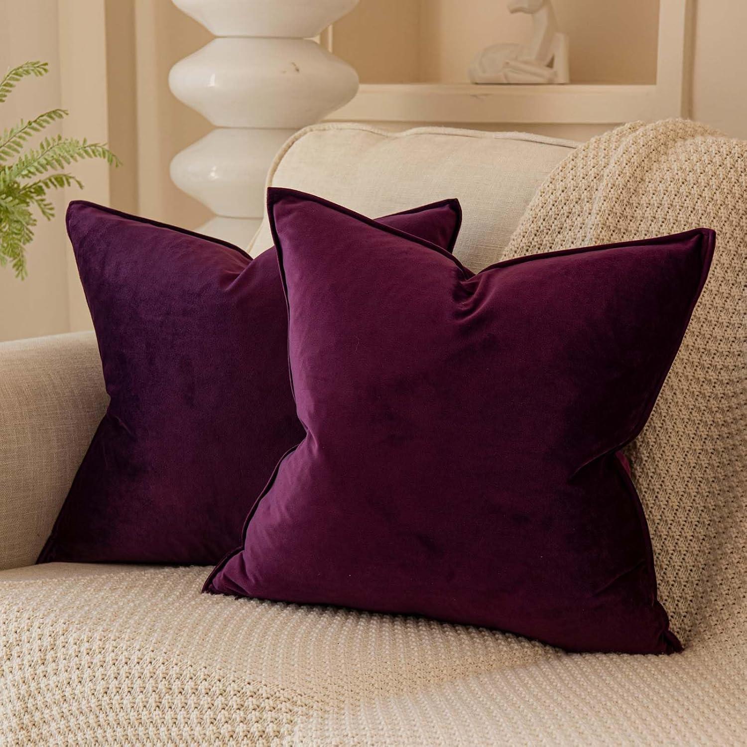 Velvet Reversible Pillow Cover