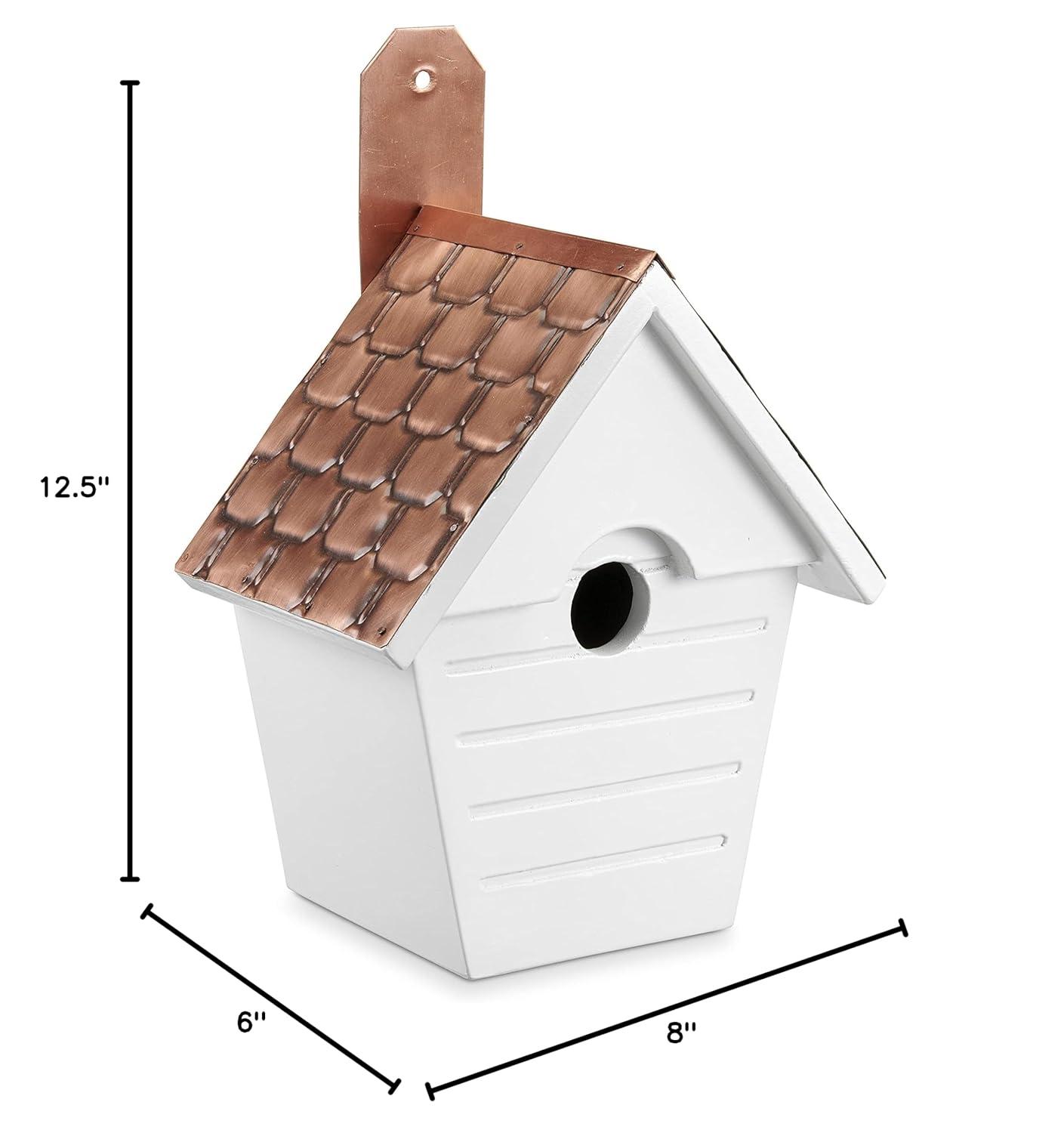 Good Directions Classic Cottage Bird House  - Pure Copper Roof By