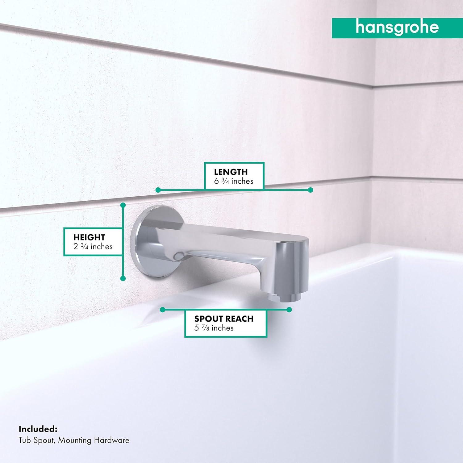 Hansgrohe Metris S Wall Mounted Tub Spout Trim