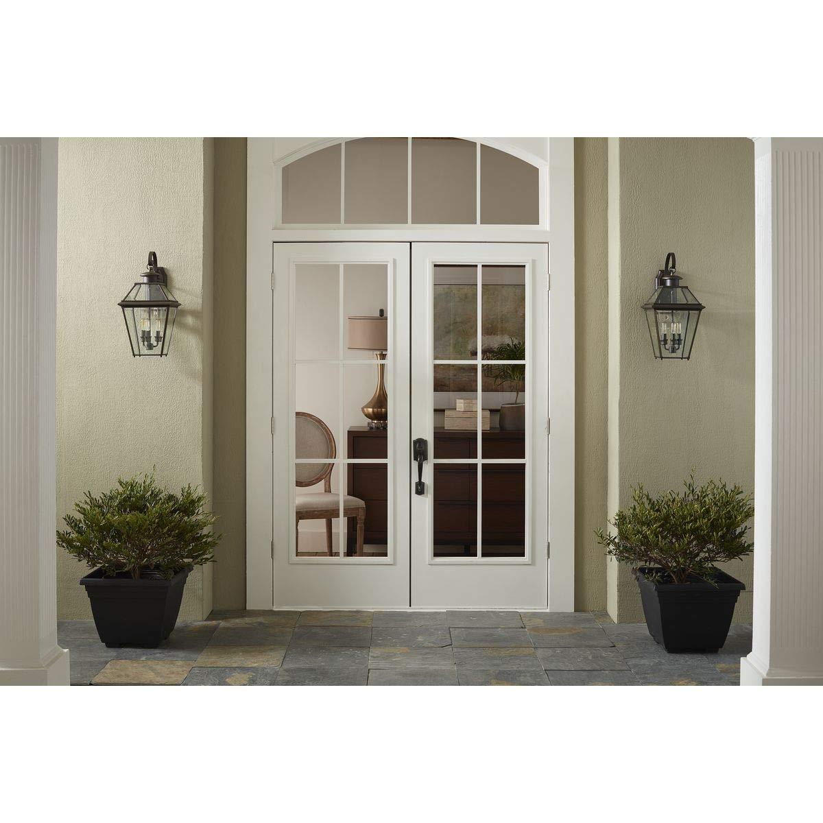 Calais 3 Light Empire Outdoor Wall Light