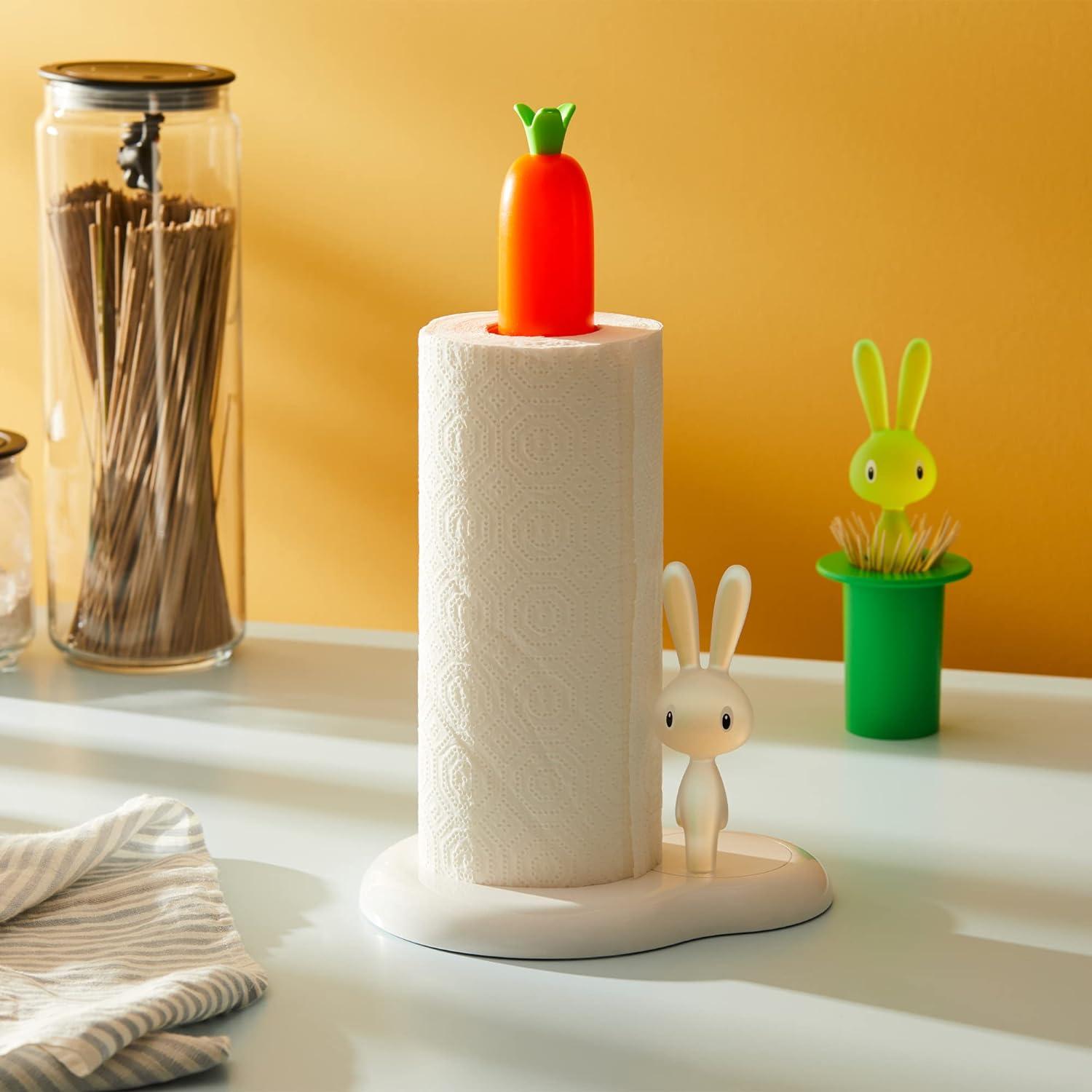 Bunny & Carrot Kitchen Roll Holder