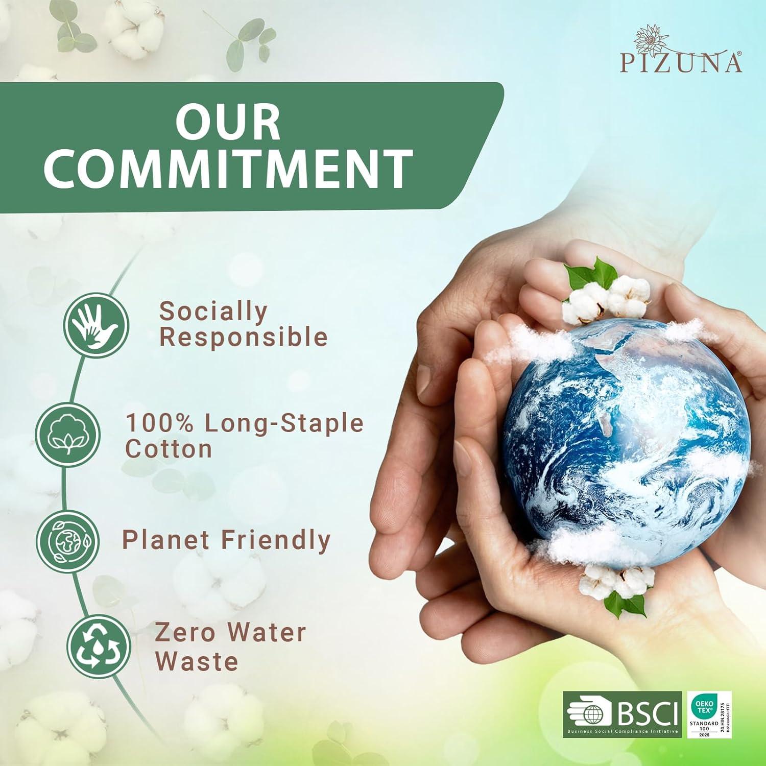 Cotton Fitted Sheet Full White, 1Pc 400 Thread Count 100% Long Staple Cotton Luxurious Sateen Fitted Bed Sheets Full, All Around Elastic Deep Poxket Sheet Fits Mattress Upto 15 Inch By Pizuna