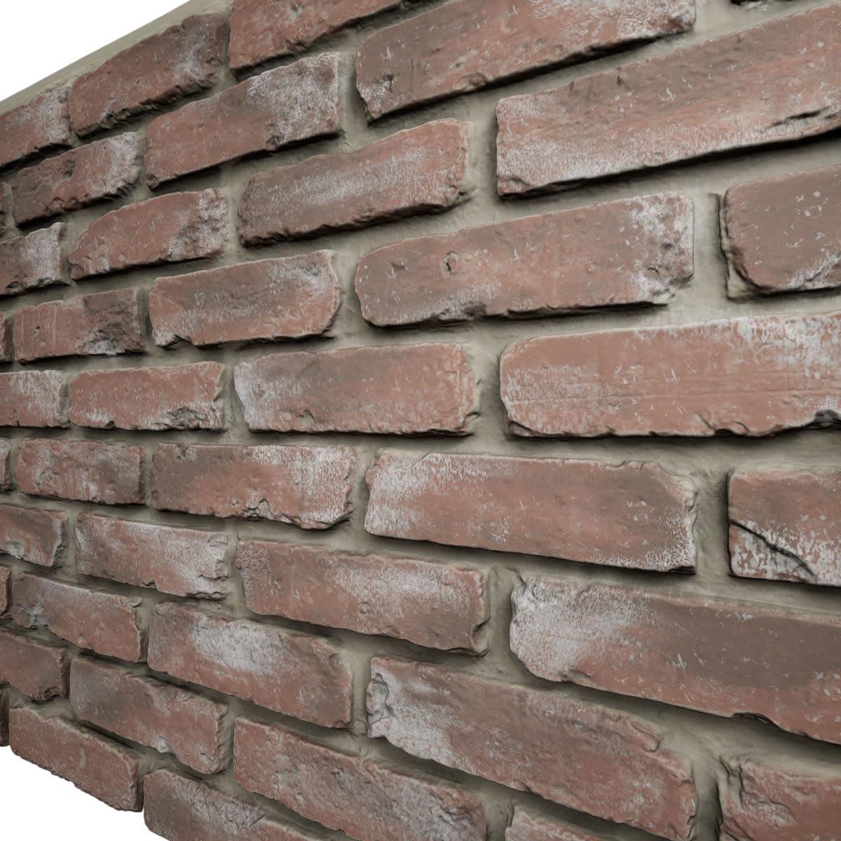 Ekena Millwork EverStone Aged Brick Faux Brick Panel