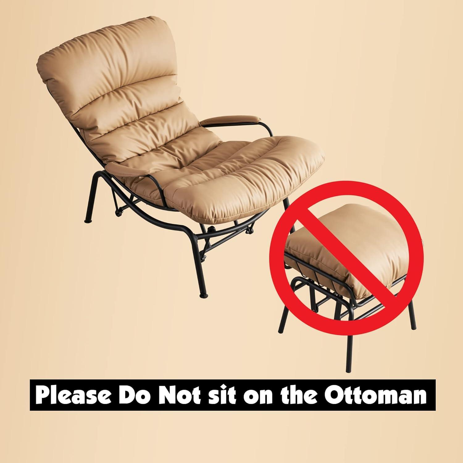 Wade Logan® Brevick 29.72" W Lounge Chair and Ottoman & Reviews | Wayfair