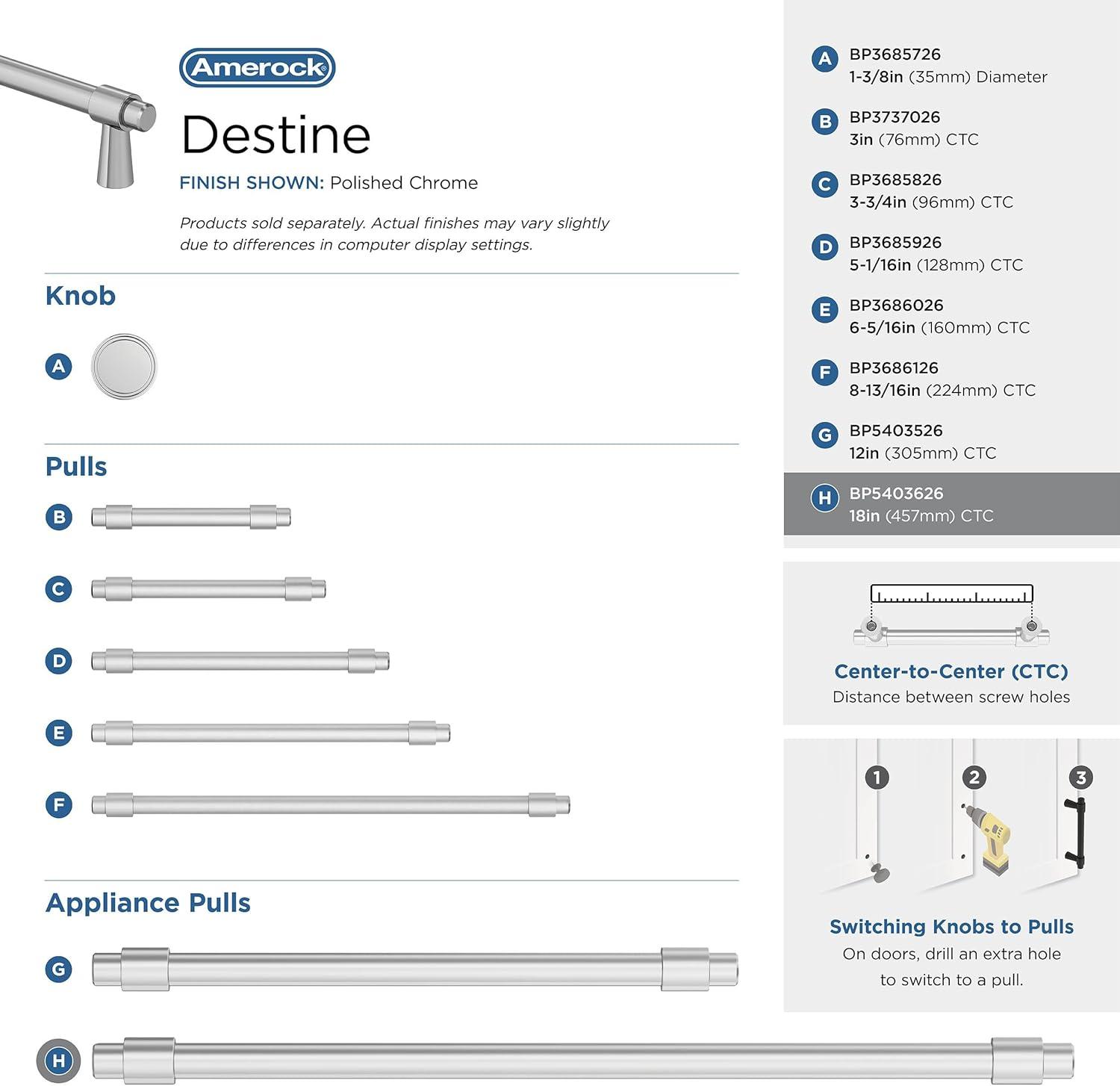 Amerock Destine Appliance Pull