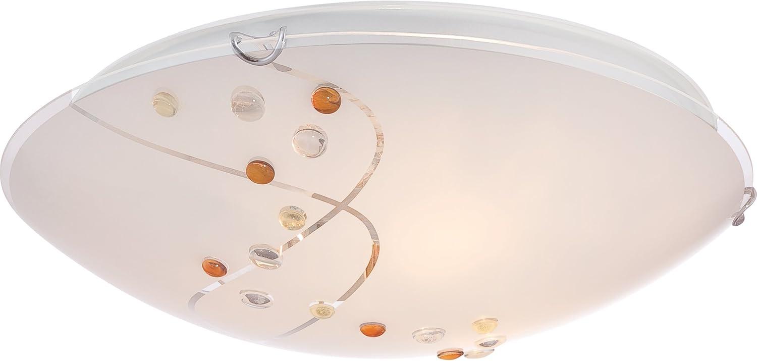 Quoizel Stellar 3-Light Polished Chrome Flush Mount Light