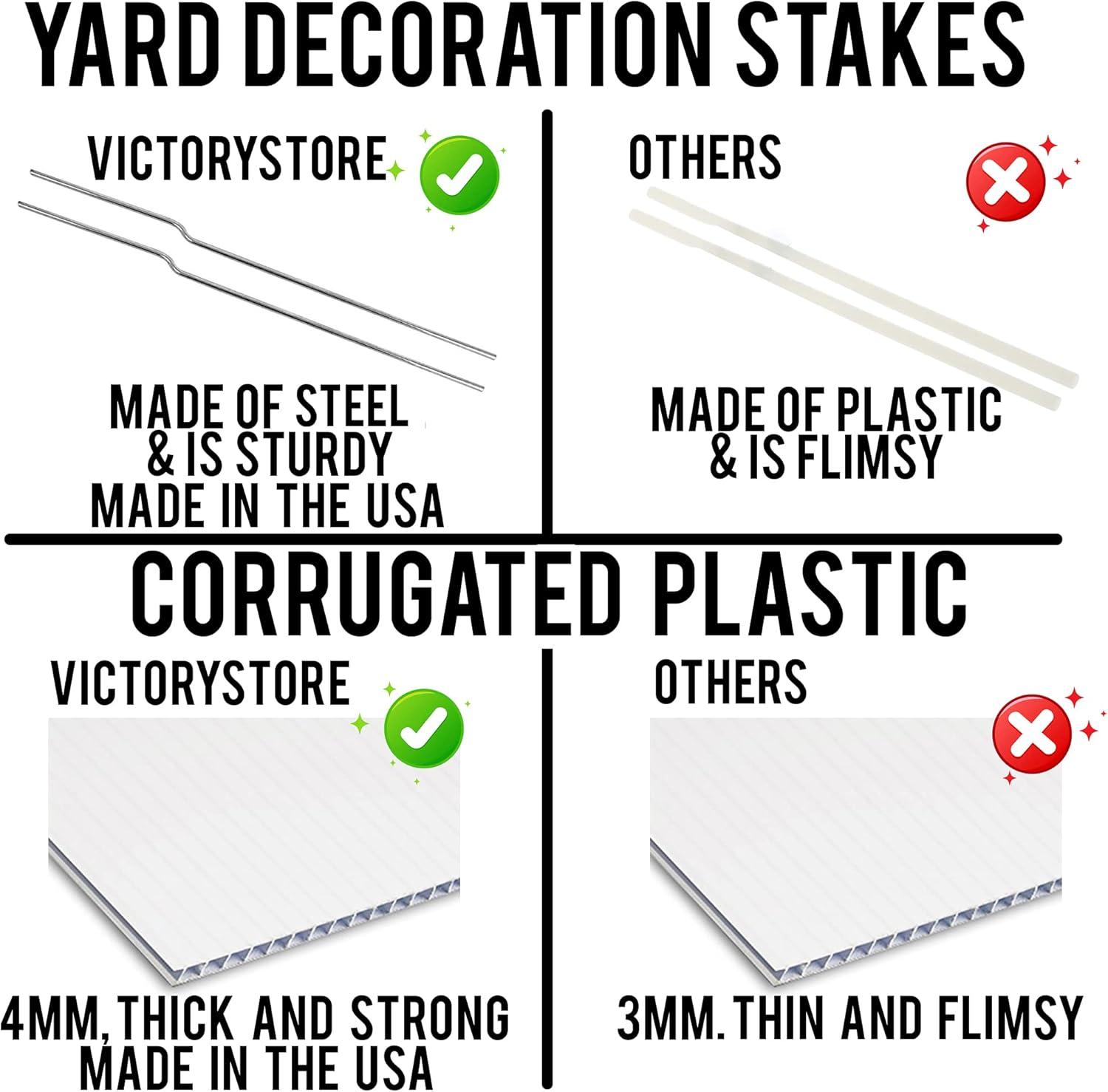 VictoryStore Jumbo Mardi Gras Yard Decoration Set, Masquerade Party Outdoor Decorations, 10 Piece Set, 20053