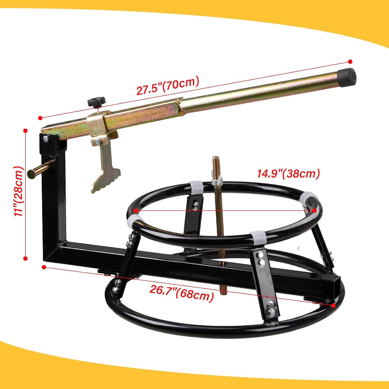 Motorcycle tire Changer for 16in to 21in Tires Dirt Bike Bead Breaker Tire Change Stand Tire Changing Stand Mount, Black