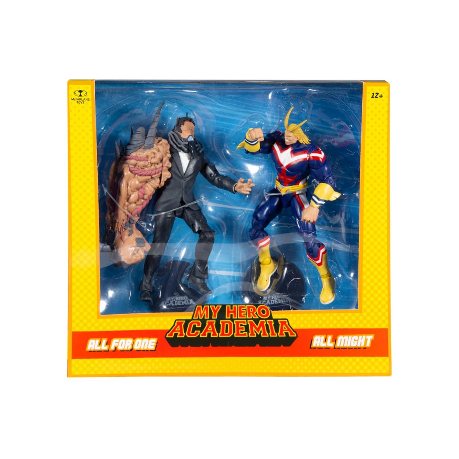 McFarlane Toys My Hero Academia All Might vs. All For One 2-Pack - 7 inch Collectible Action Figures