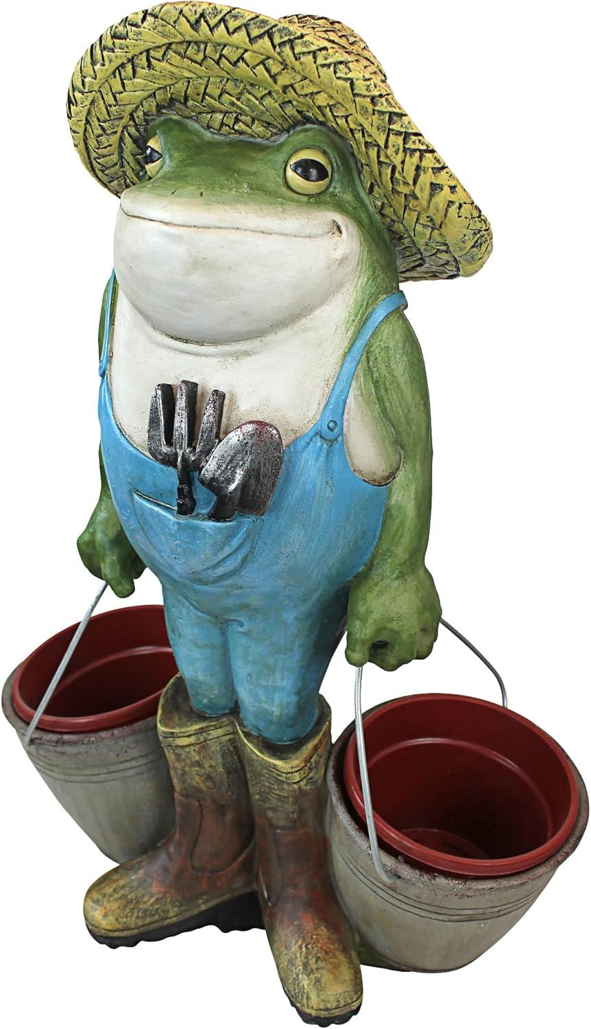 Buckets the Garden Frog Statue