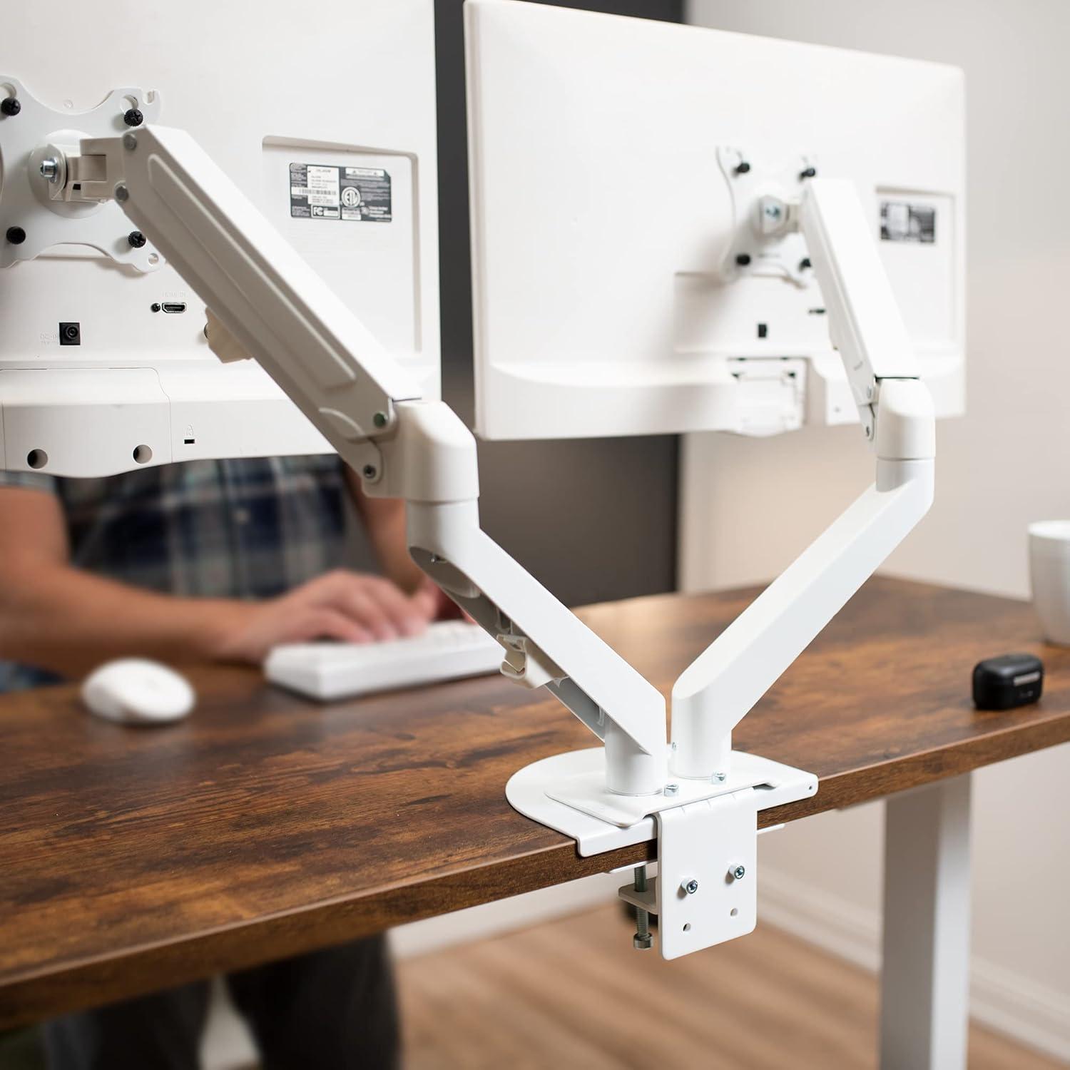 VIVO Placa de Soporte de Refuerzo de Acero Blanco para Instalaciones con Abrazadera C