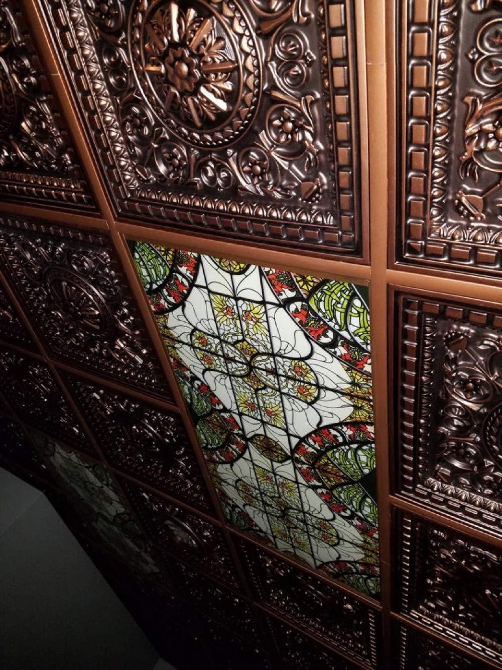 FromPlainToBeautifulInHours Rhine Valley 2 Ft. X 2 Ft. Drop-In PVC Ceiling Tile (Set of 25)