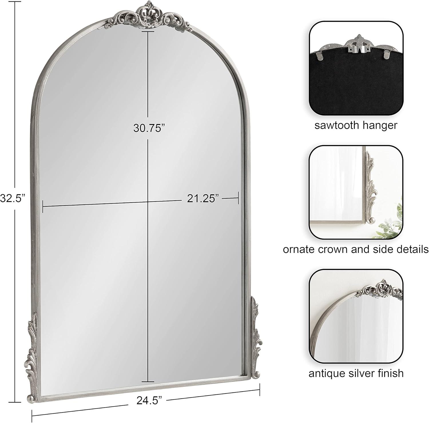 25"x33" Myrcelle Decorative Framed Wall Mirror - Kate & Laurel All Things Decor