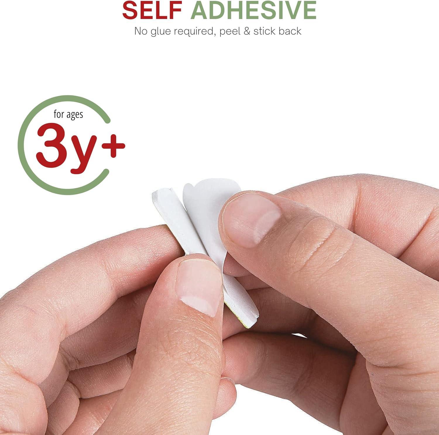 4E's Novelty 12 Pack Christmas Snowman Stick Ornament Craft Kit - Fun DIY Snowman Ornament Kit, Complete Snowman Popsicle Stick Craft for Ages 2-8