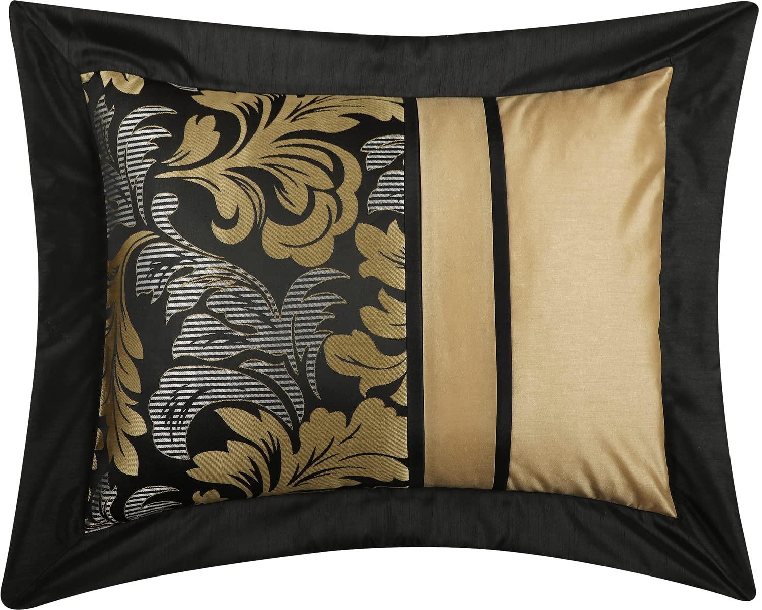 Nanshing America, Inc Kath 7 Piece Microfiber Modern & Contemporary Comforter Set