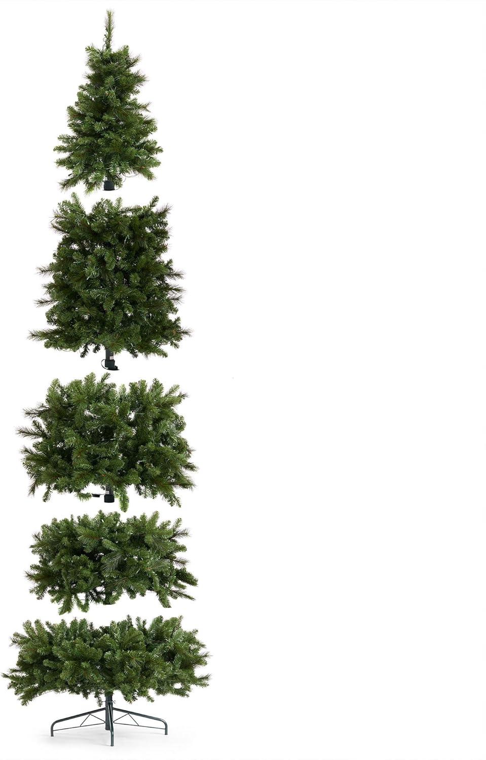Home Heritage Cascade Quick Set Artificial Christmas Tree
