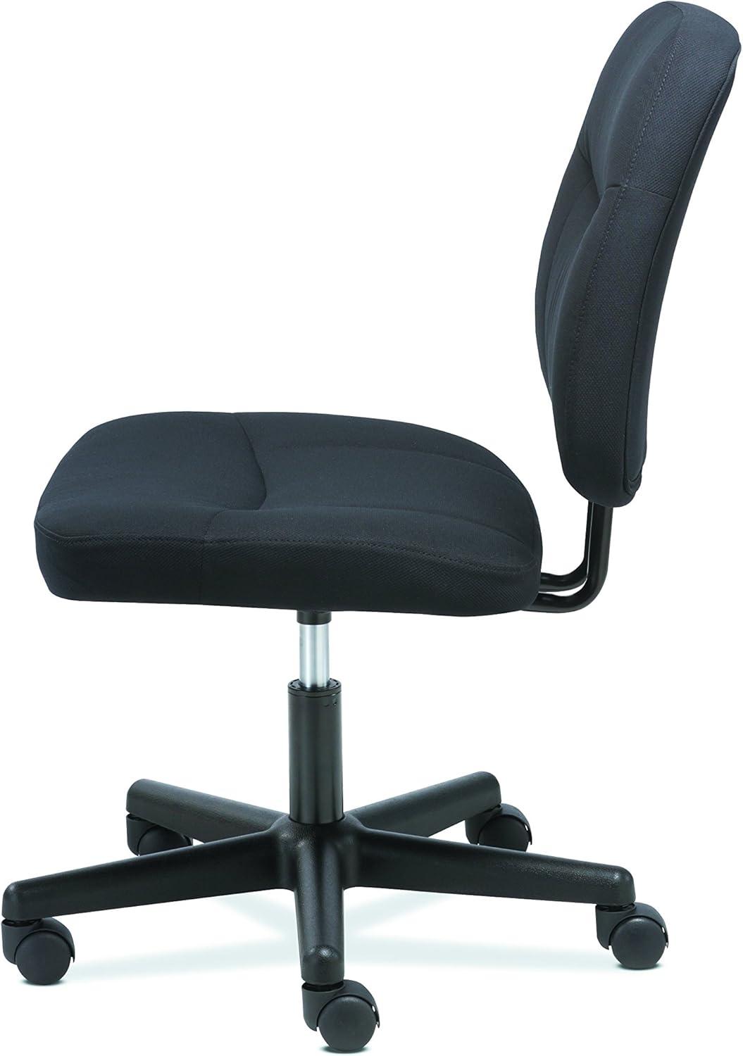 ErgoFlex 360° Swivel High-Back Task Chair in Black Nylon