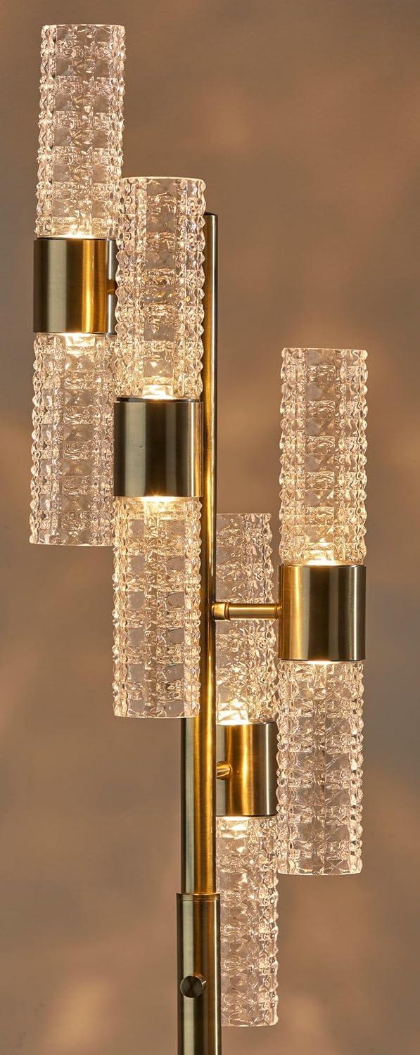 Tuberose Metal Multi-light LED Floor Lamp (65")