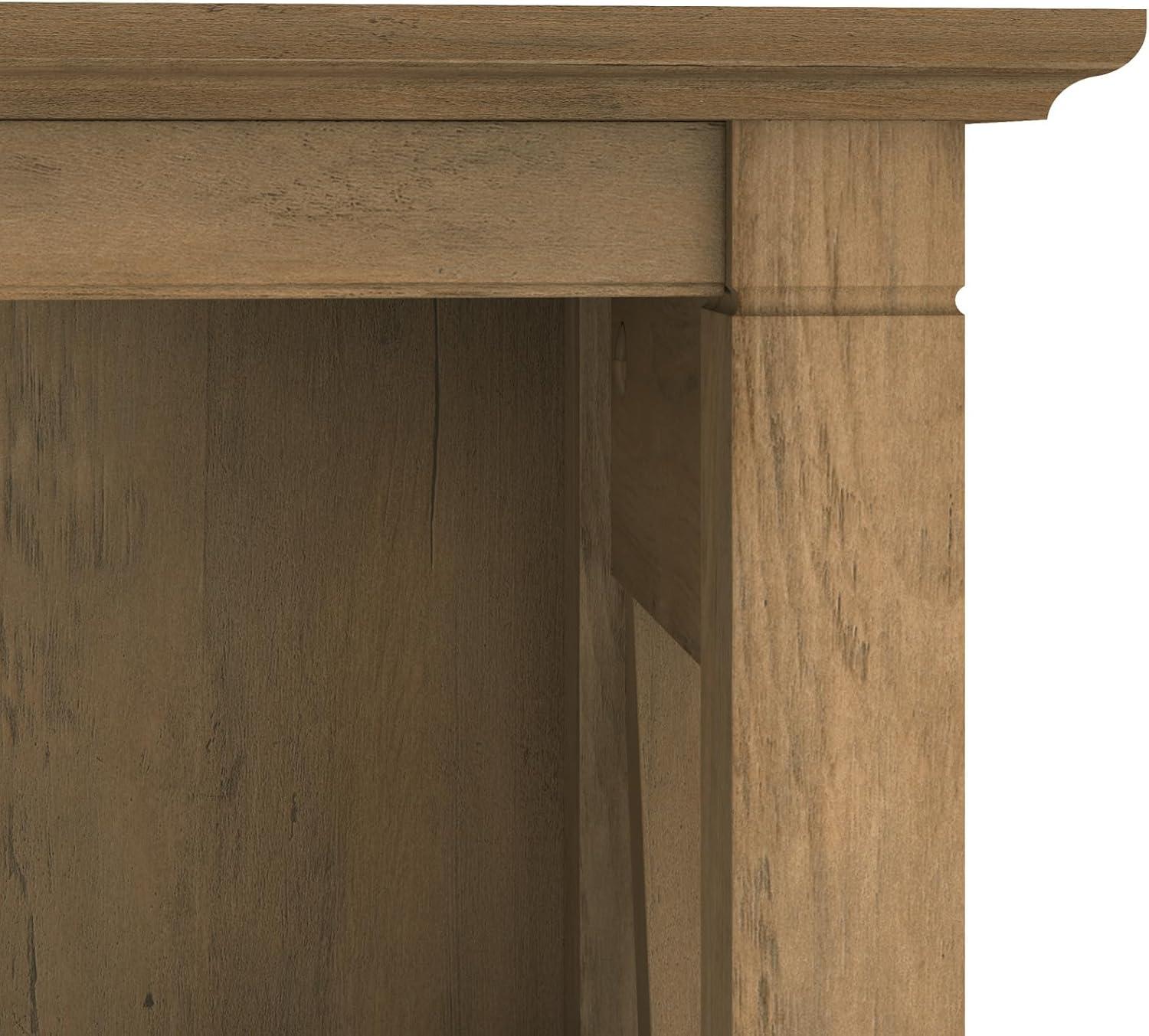 Bush Furniture Key West Tall 5 Shelf Bookcase, Reclaimed Pine