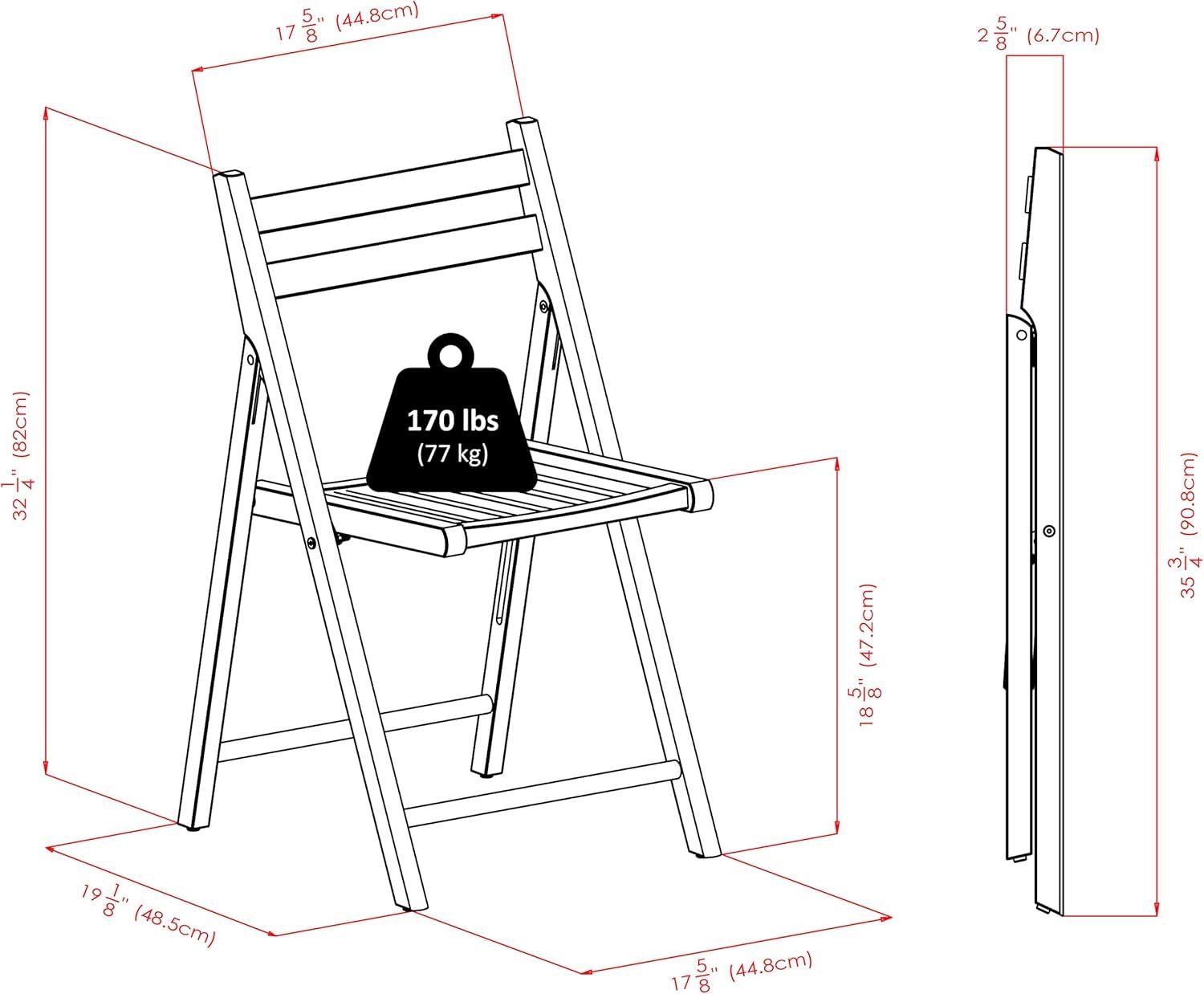 4pc Robin Folding Chair Set - Winsome