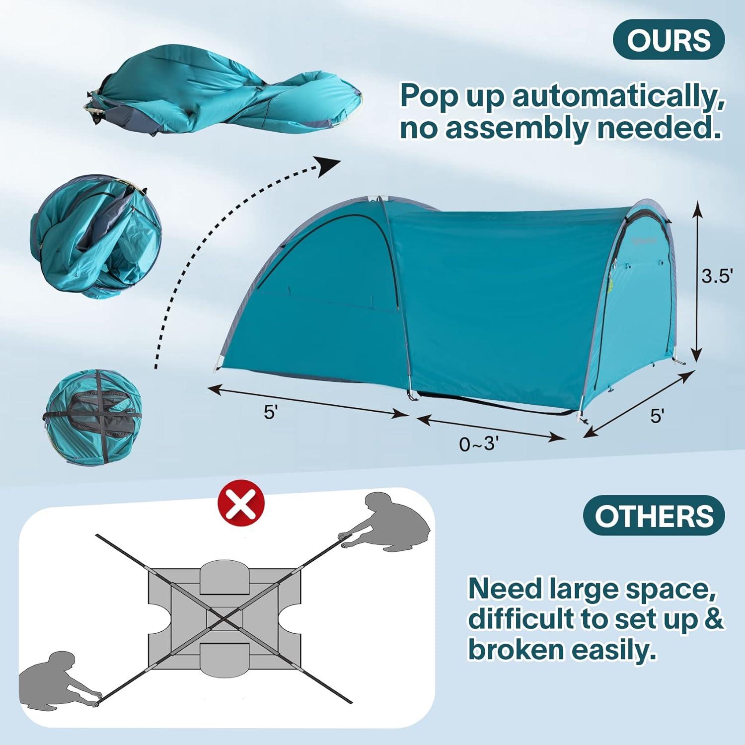 Alvantor 2-Person Truck Tent