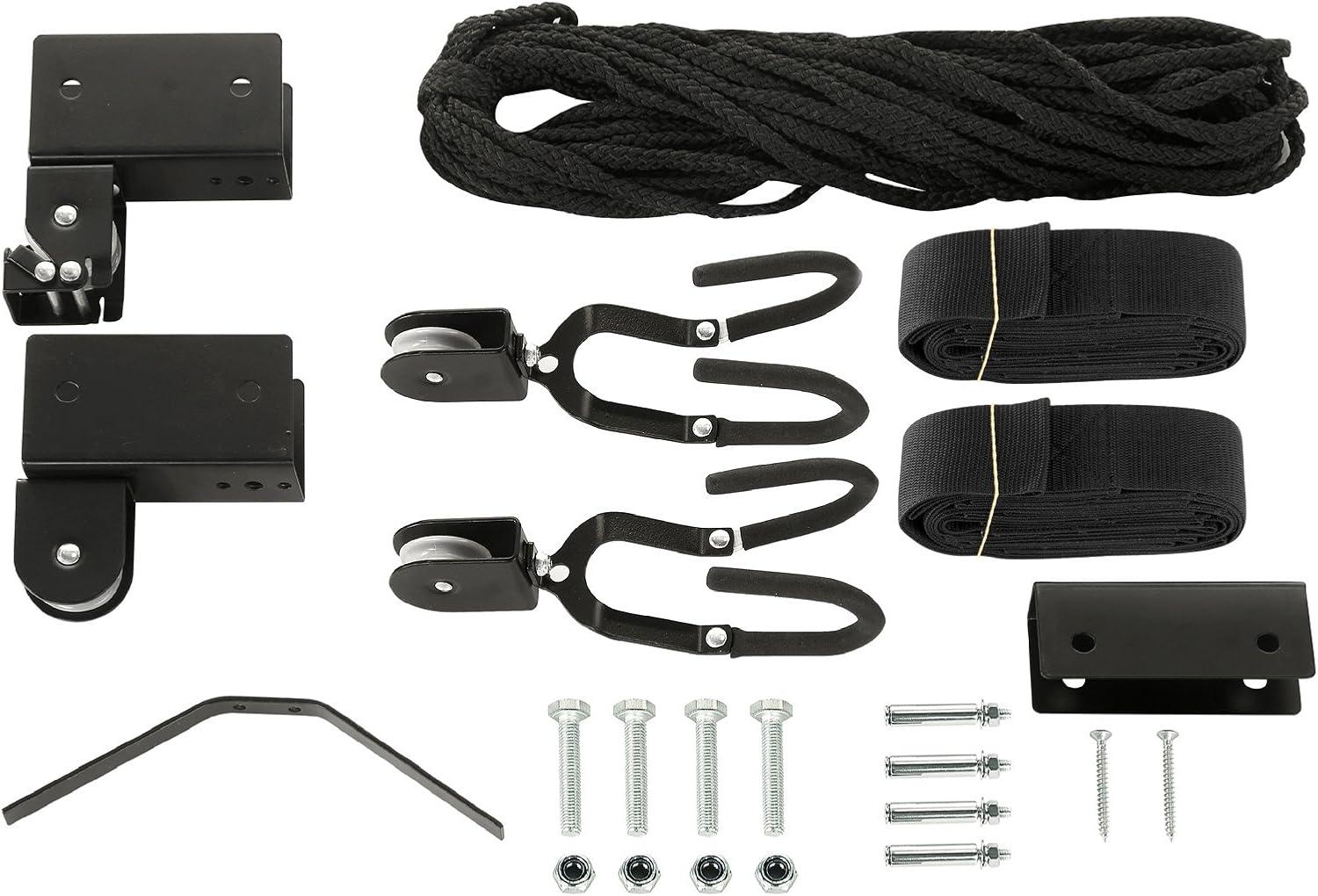 Kayak & Canoe Lift Hoist Kayak For Garage / Canoe Hoists 125 lb Capacity Lifetime Warranty by RAD Sportz