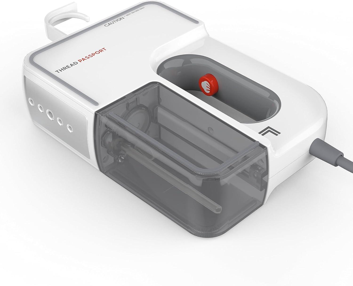 Sharper Image Thread Passport Handheld Travel Garment Steamer, Ice White