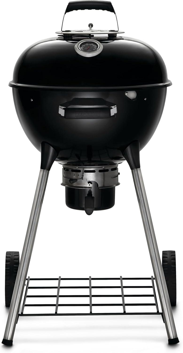 Napoleon NK18-inch Charcoal Kettle Grill, Black