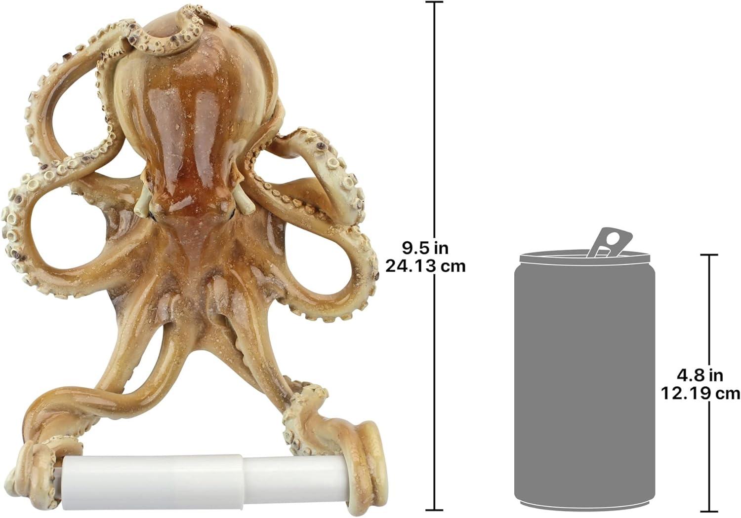 Octopus Tentacles Wall Mount Toilet Paper Holder