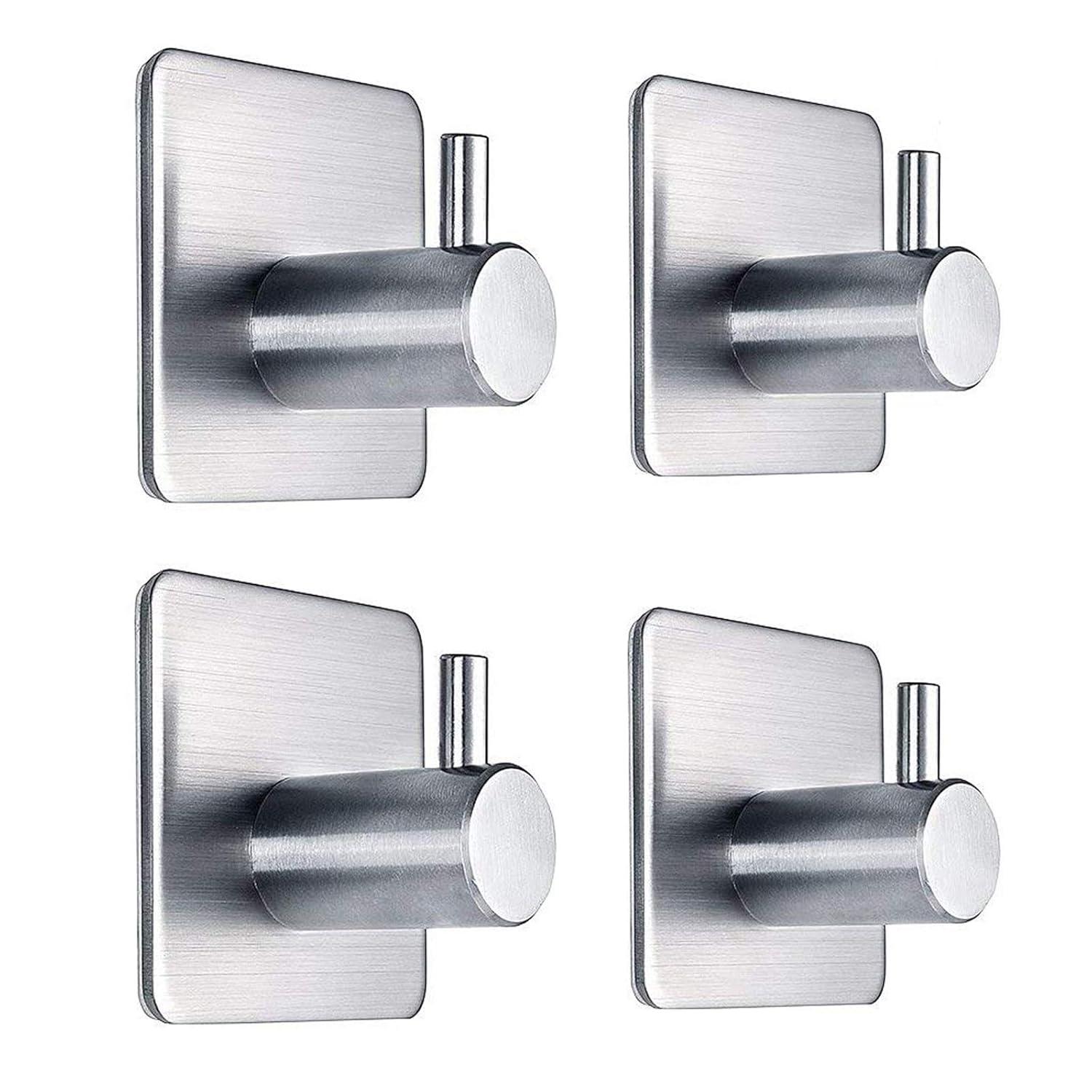 JASODI F0759STY3V Hooks Heavy Duty Wall Hooks Waterproof Stainless Steel Hooks for Towel Robe Hook Rack Wall