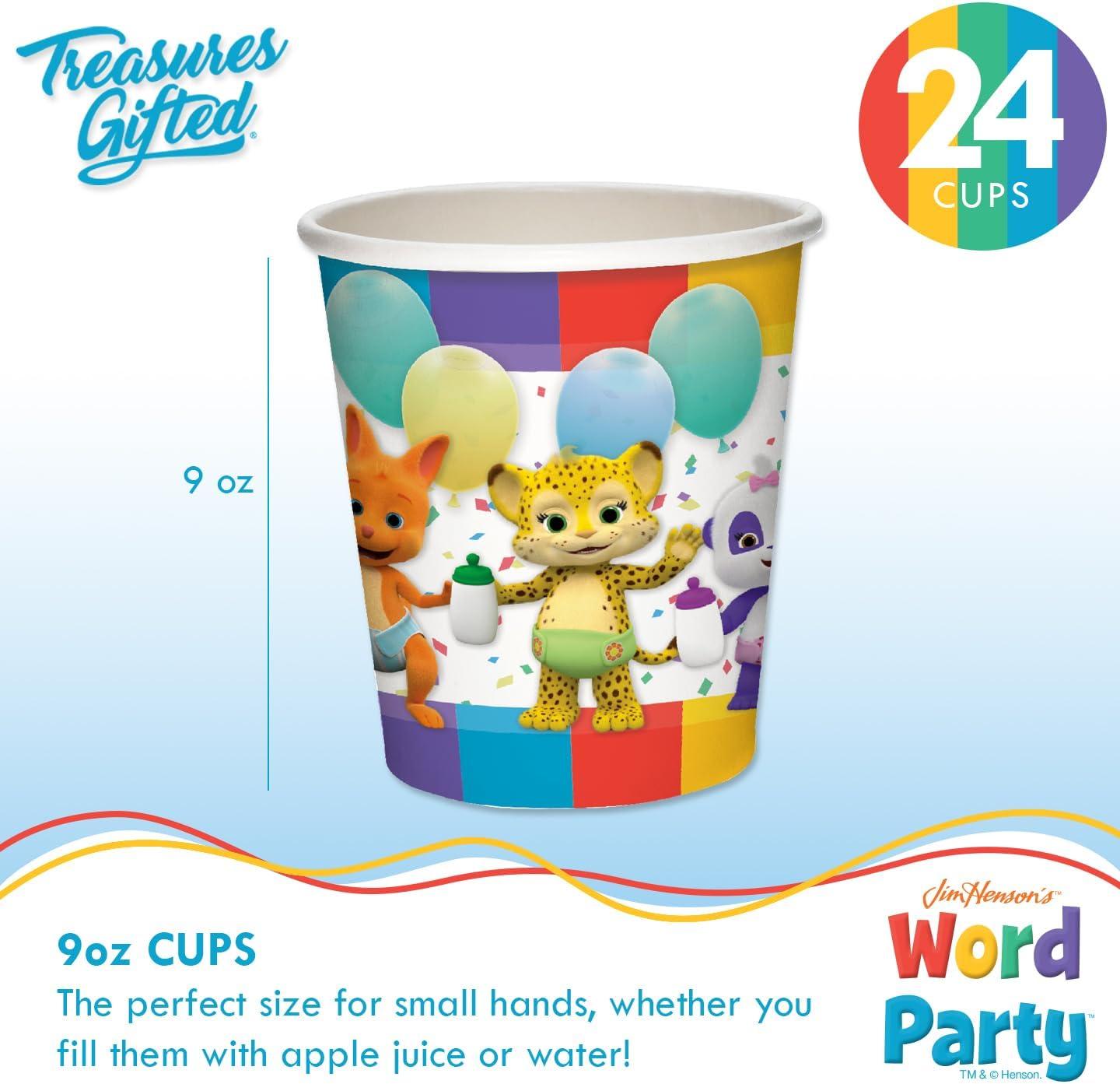 Word Party Birthday Supplies Ultimate Set for 24 Guests