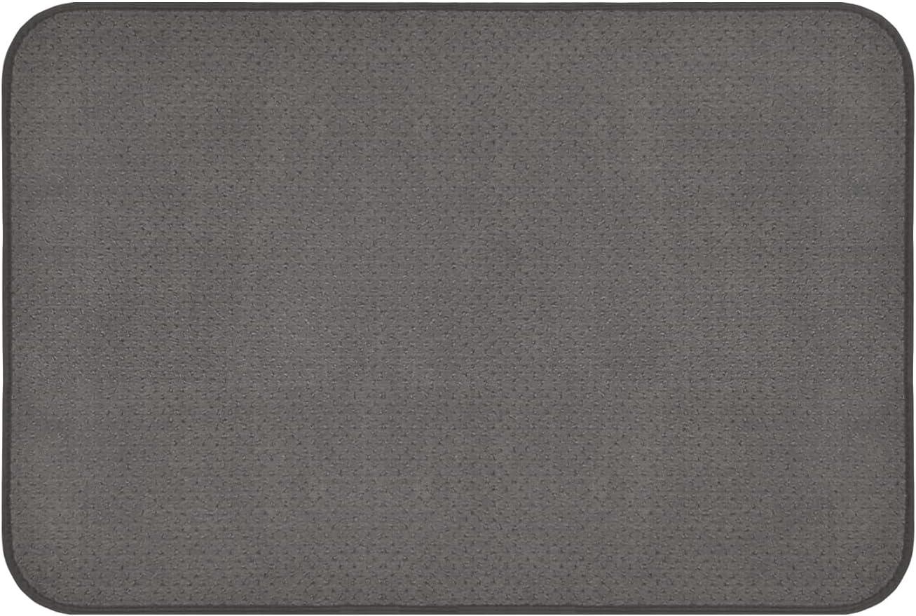 Skid-resistant Carpet Indoor Area Rug Floor Mat - Gray - 2' X 3' - Many Other Sizes to Choose From