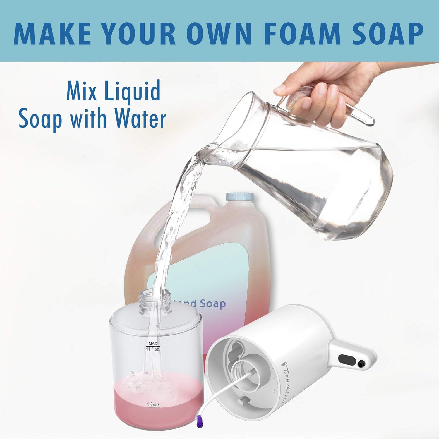 Automatic Stainless Steel Foaming Soap Dispenser