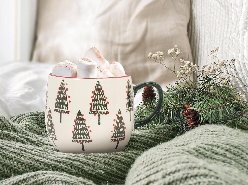 Abbott Collection Christmas Tree Rounded Mug