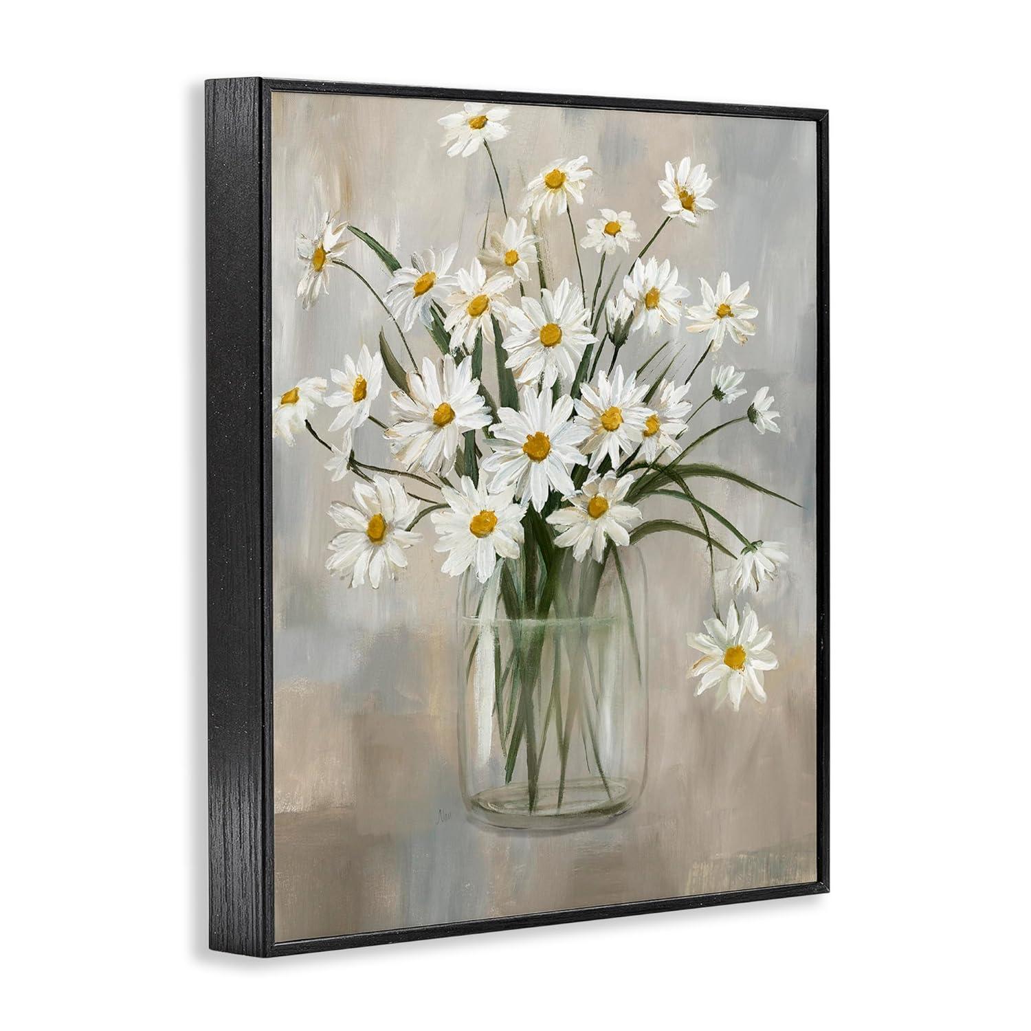 Stupell Industries Daisy Bloom Bouquet Potted Flowers Abstract Pattern by Nan - Painting & Reviews | Wayfair