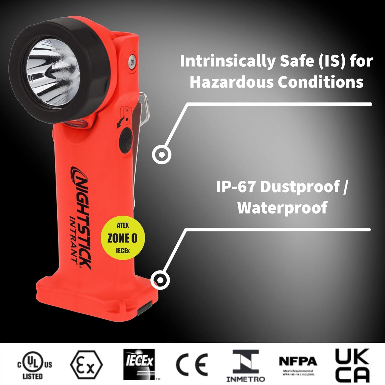 Nightstick Angle Light 3 Aa Red 200 Lumens