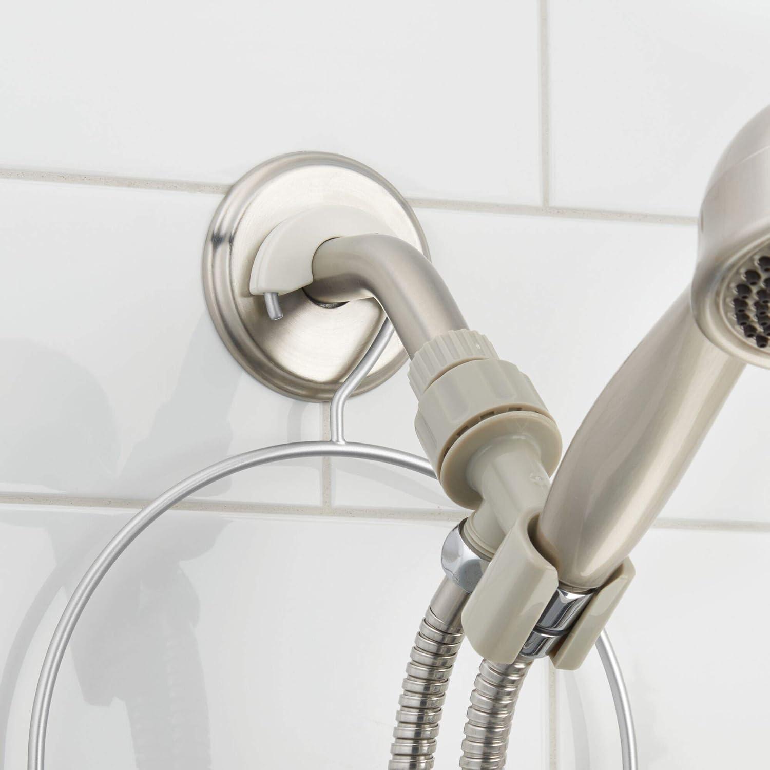 iDesign iDesign Classico Handheld Hose Hanging Shower Organizer, 15.98" x 6.46" x 12.99", Chrome