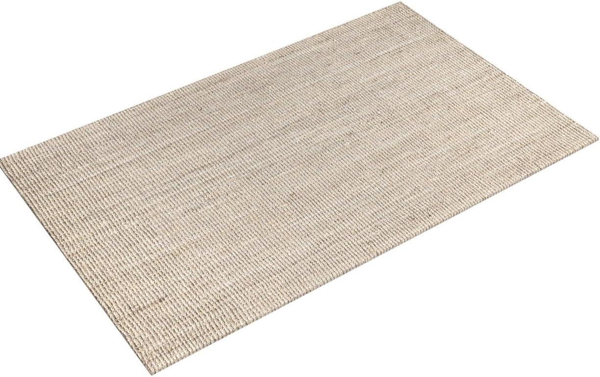 3'x5' Pata Hand Woven Chunky Jute Area Rug, Light Ivory - JONATHAN Y
