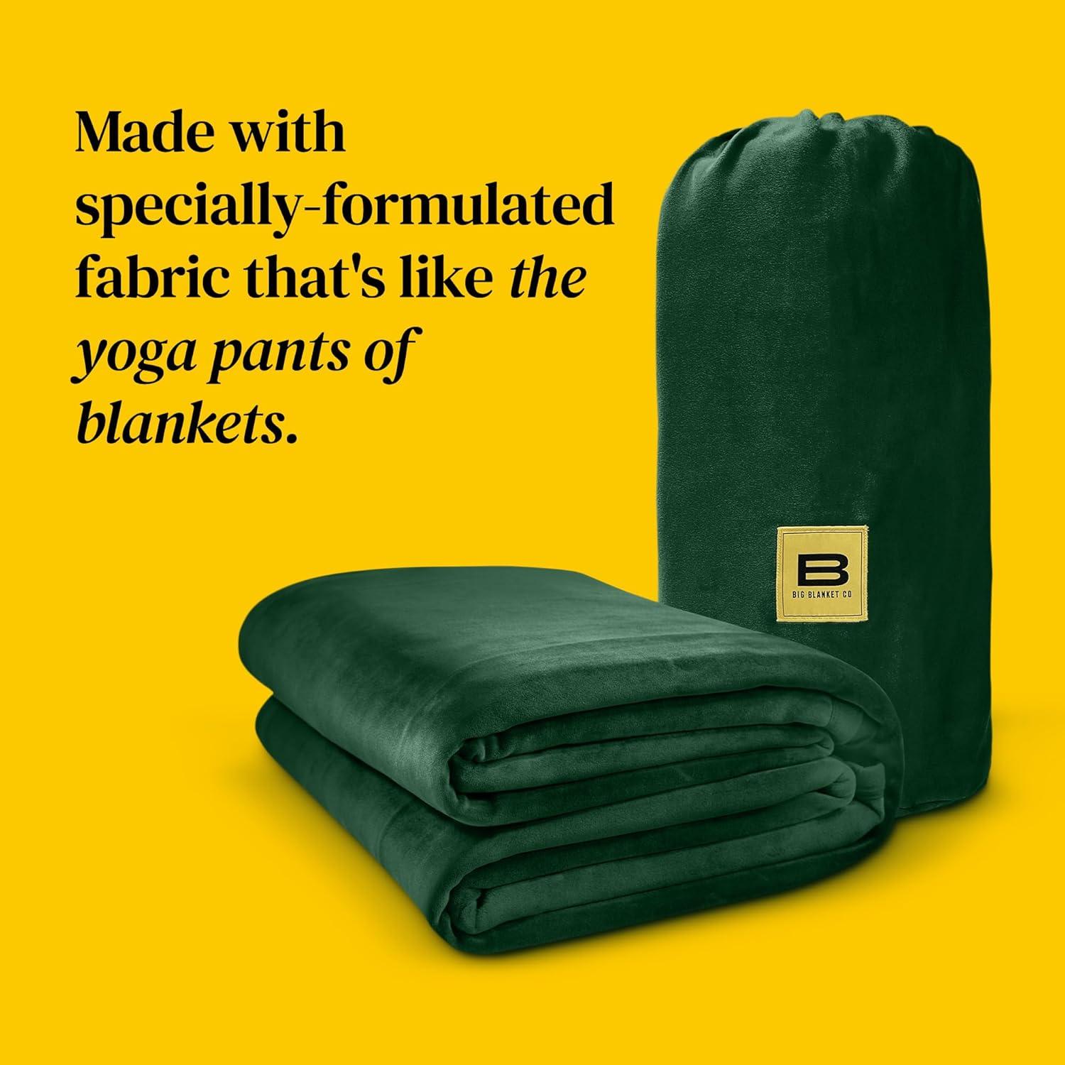 Big Blanket Co Original Stretch Forest | Extra Large Blanket | 100 Square Feet | Soft, Giant Blanket That Fits The Whole Family | The Biggest, Best Blanket of 2025