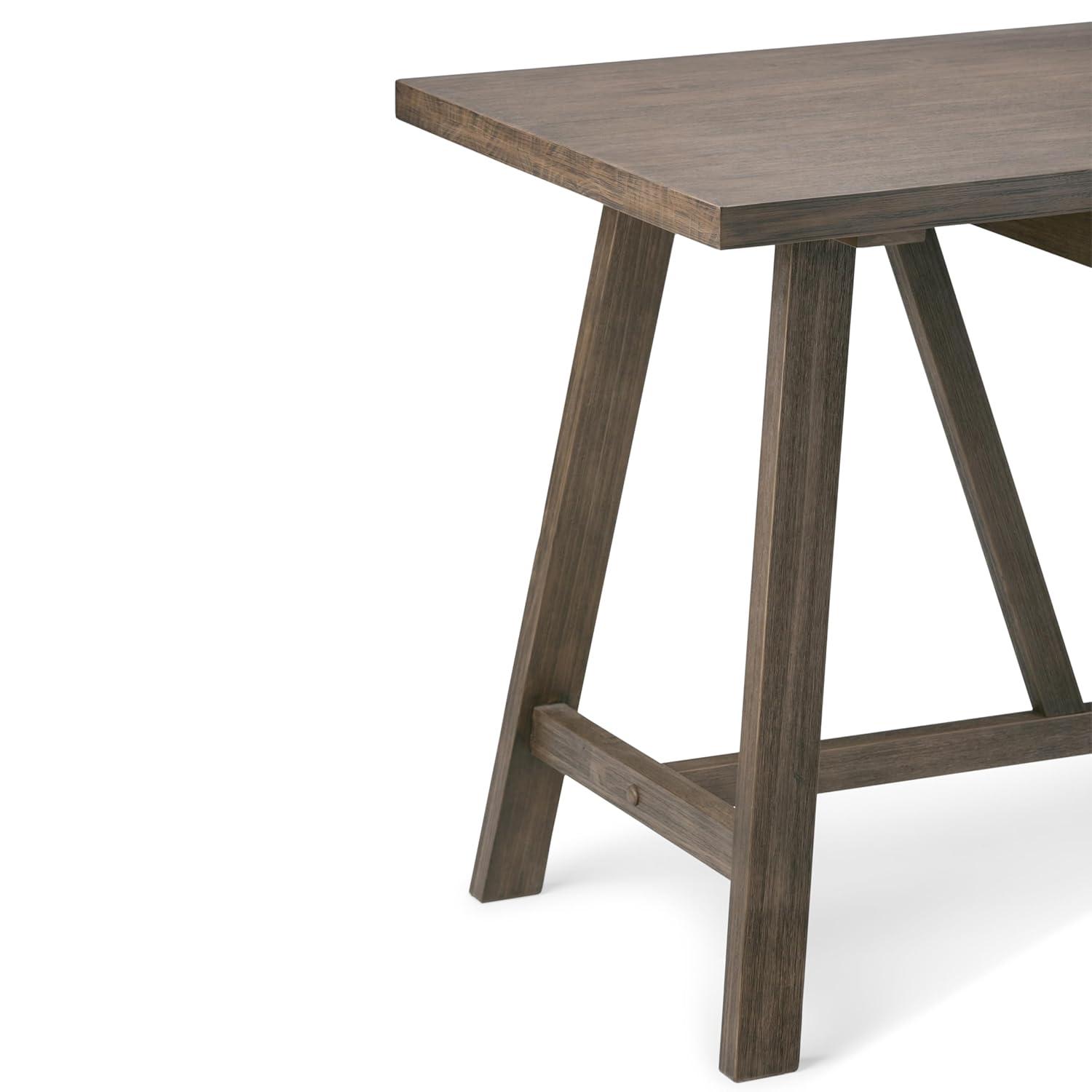 Simpli Home Dylan Solid Wood Desk