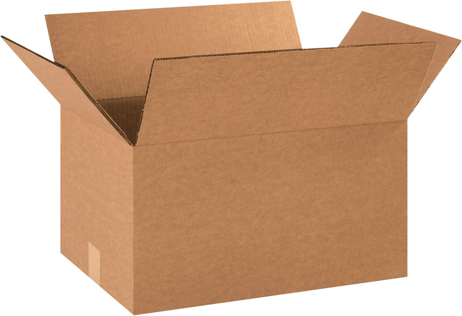 18" x 12" x 10" ECT-48 Double Wall Corrugated Boxes (Heavy Duty) 15/Case