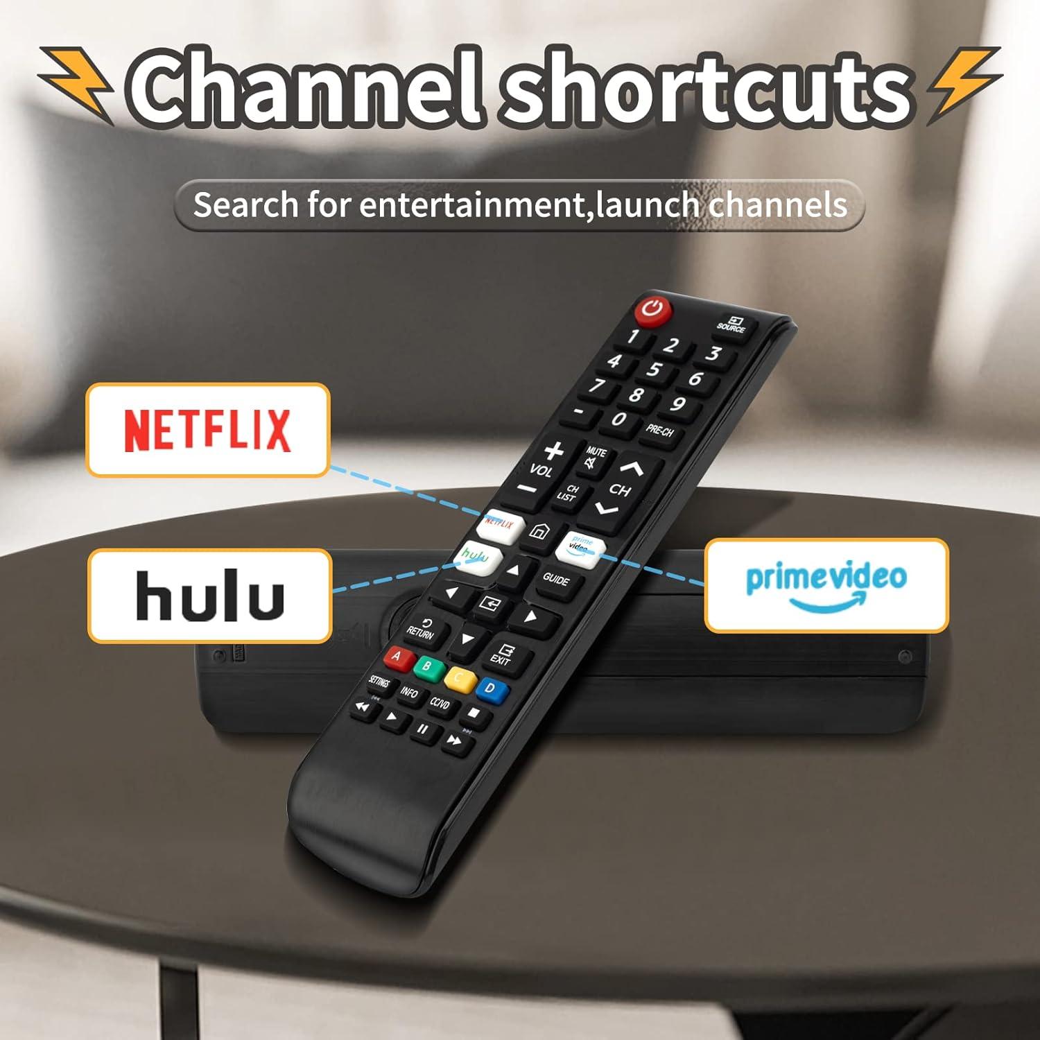 (Pack of 2)ZOUYUE Universal Remote for All Samsung TV,Compatible for All Samsung Smart TV LED LCD HD TV