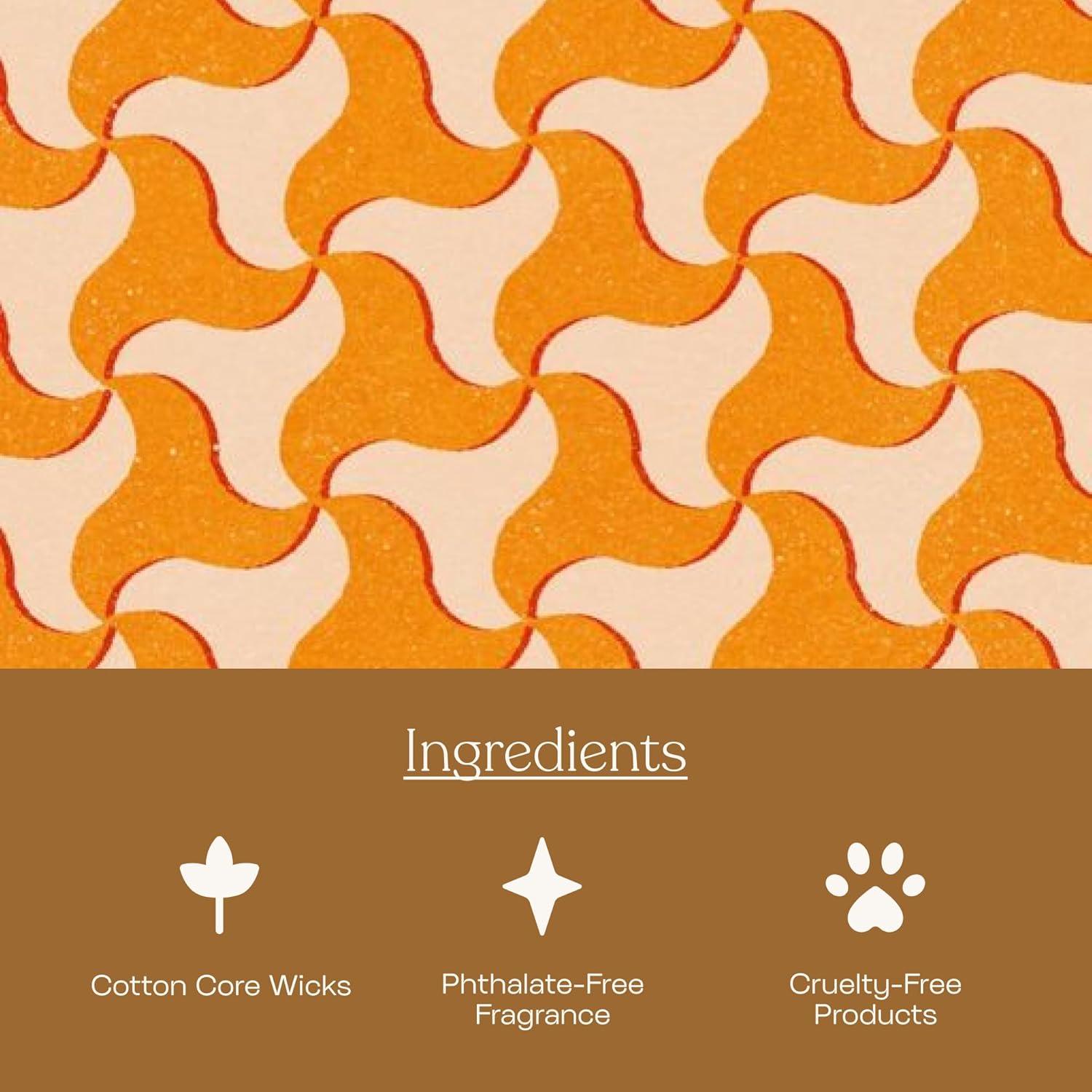 Mid-Century Modern Amber & Vanilla Soy Tumbler Candle