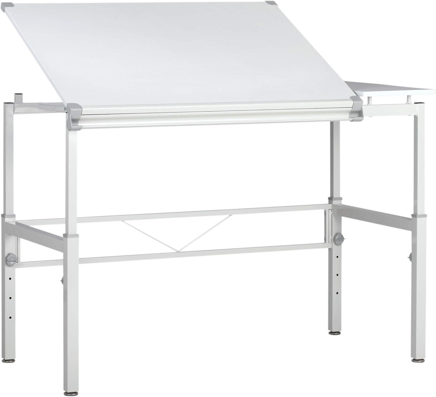 Studio Designs Graphix II White Split Top Crafting Table