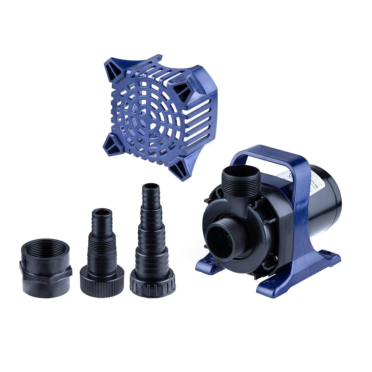 3100GPH Cyclone Pump with 33' Cord - Blue - Alpine Corporation: Submersible, Ceramic Shaft, Vortex Impeller