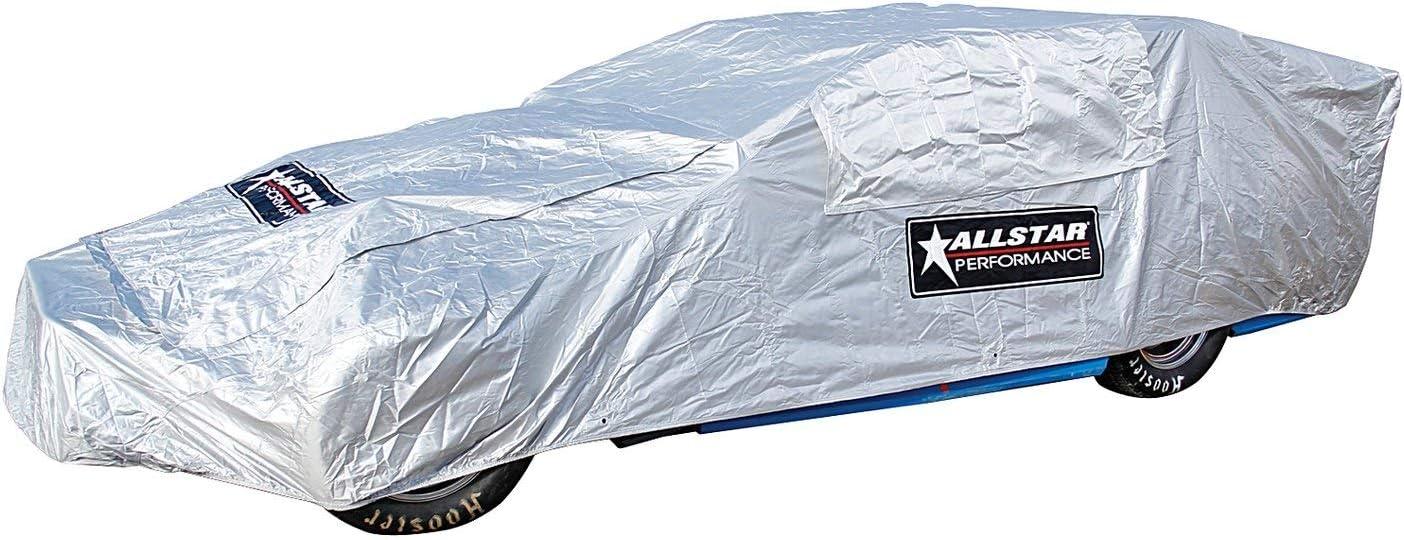 Silver Polyester Modified Car Cover with Zippers