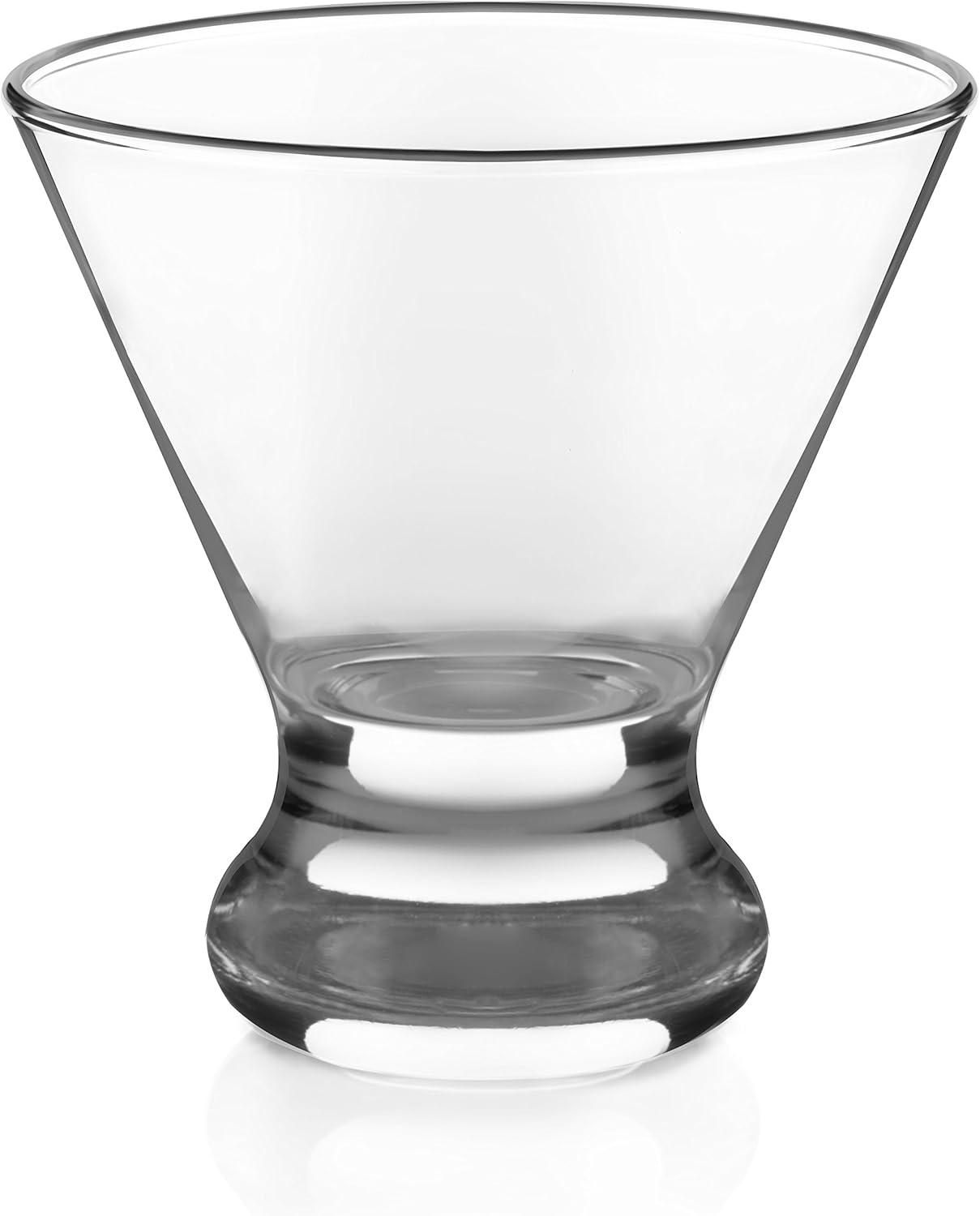 Libbey Cosmopolitan Martini Glasses, 8.25 ounce, Set of 4