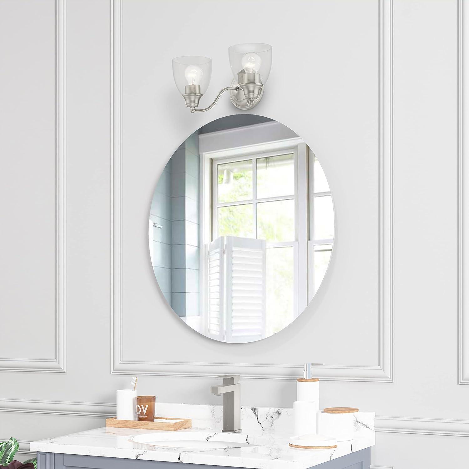 Livex Lighting Montgomery 2 - Light Vanity in  Brushed Nickel