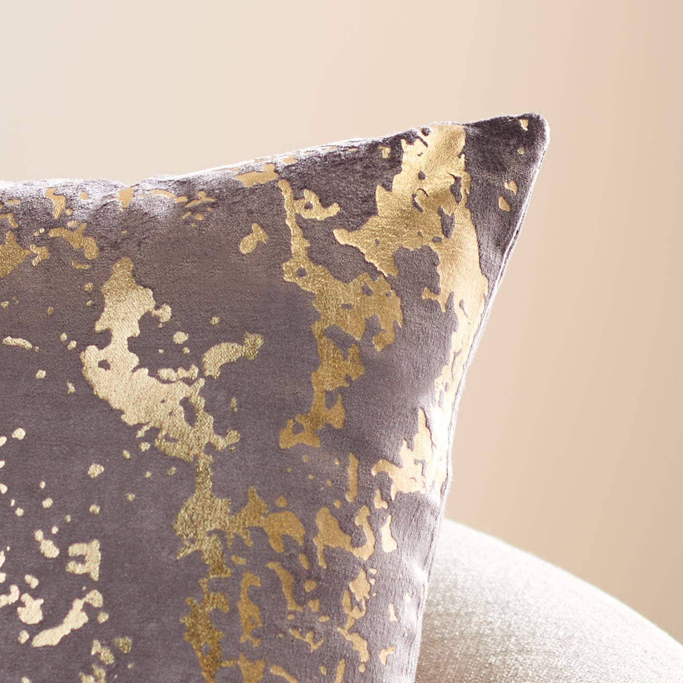 Luigy Abstract Viscose, Cotton Reversible Throw Pillow